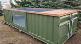 Piscina container pronta all'uso di 6,2 m x 2,5 m con finestra piscina