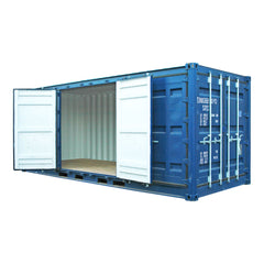 Container di stoccaggio full-side aperto da 20 piedi.