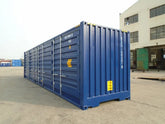 Container high cube open side da 40 piedi
