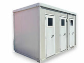 Cabina con 3 bagni separati