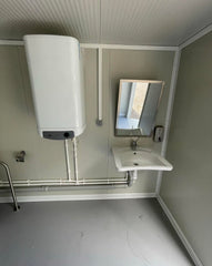 servizi igienici con rampa di accesso WC doccia container cabina container sanitario