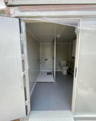 servizi igienici con rampa di accesso WC doccia container cabina container sanitario