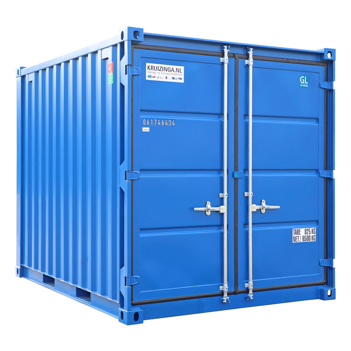 Contenitore per attrezzature da 10 piedi blu