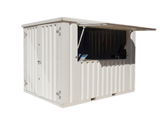 Palo pieghevole per container XL 4 x 2 metri RAL 9016