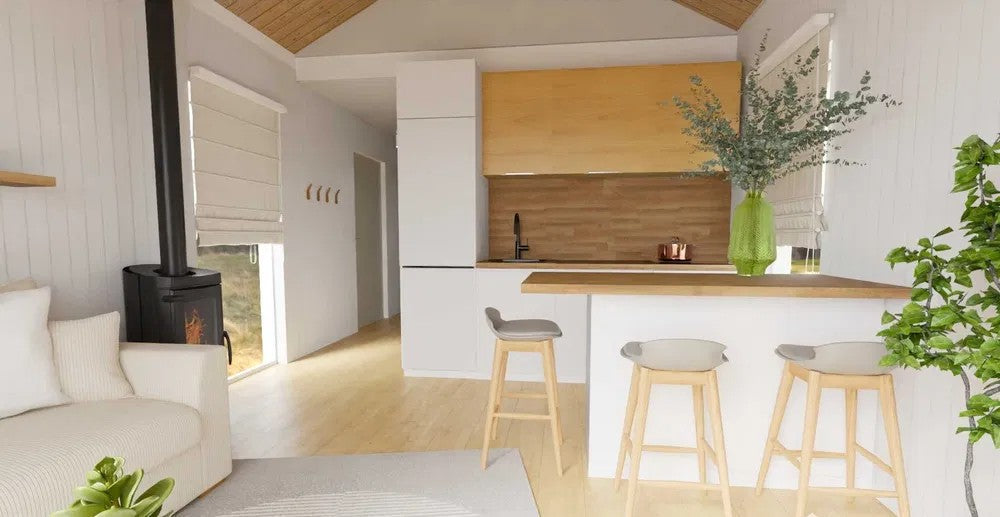Mobil-home, mobil-home, modello OAZA 40,0 m2, versione PREMIUM