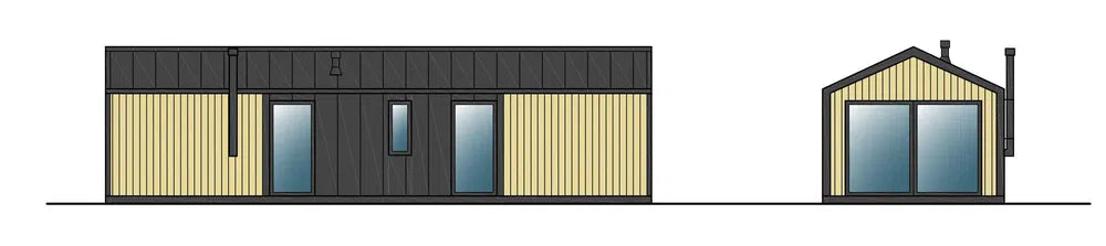 Casa mobile di 50 m², due camere da letto con soggiorno!